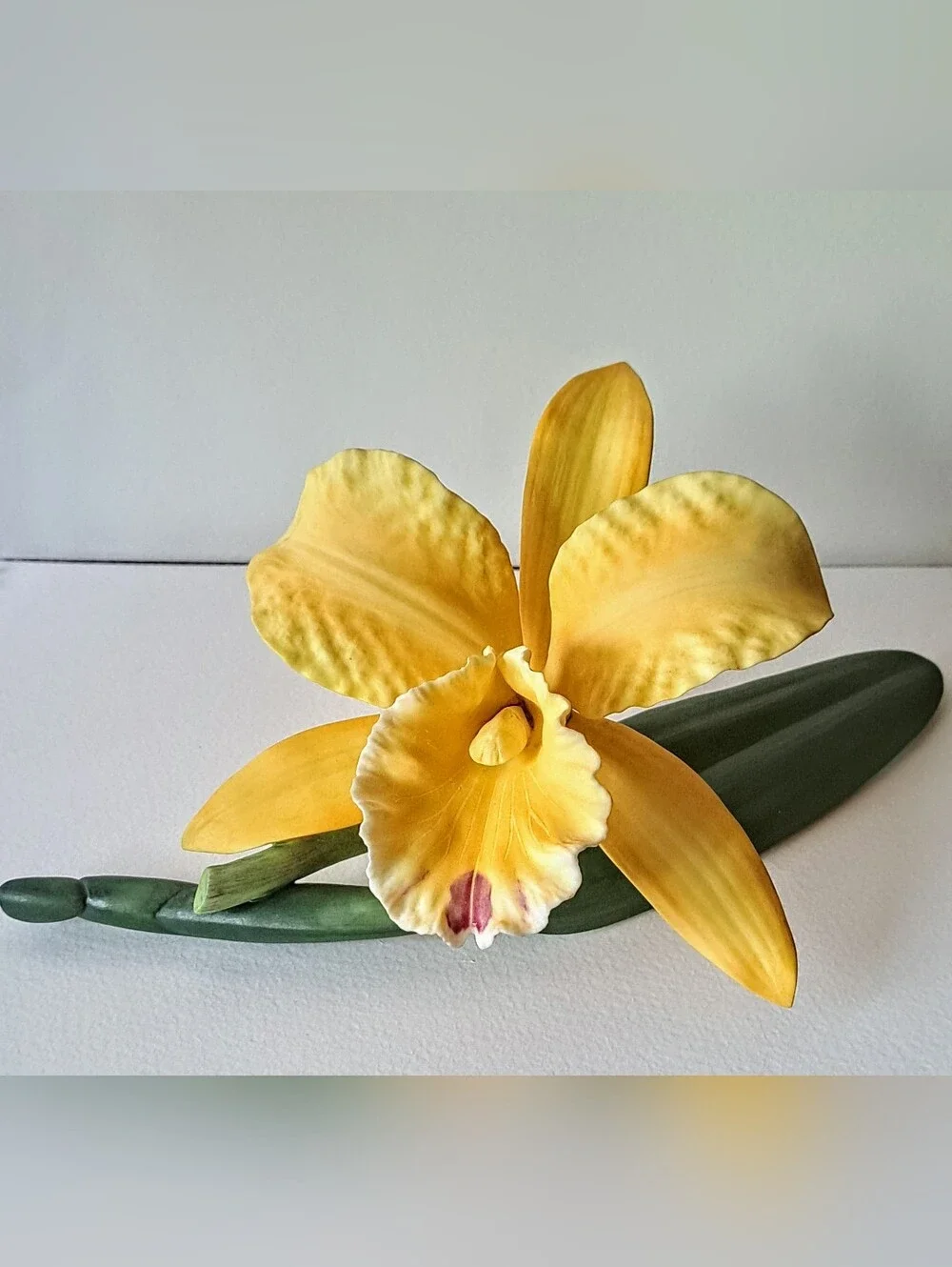 The Royal Orchid By Hanae Mori 1985 Porcelain Flower Figurine